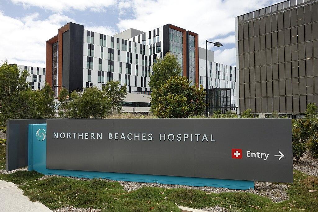 Exterior of Northern Beaches Hospital in Sydney